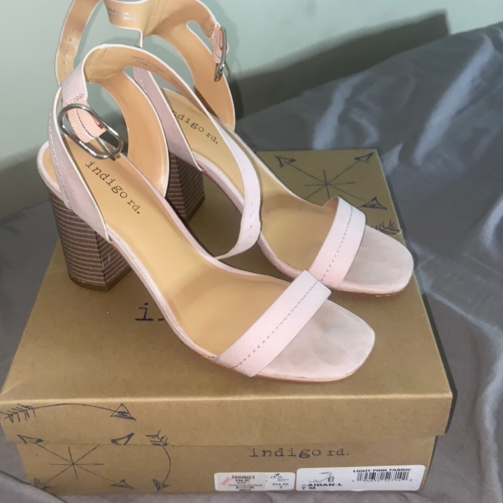 light pink heels